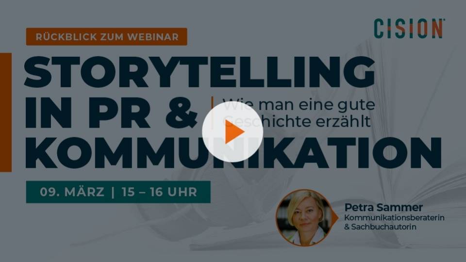 Rückblick zum Webinar: Storytelling in PR & Kommunikation